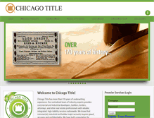 Tablet Screenshot of chicagotitlesanfrancisco.com
